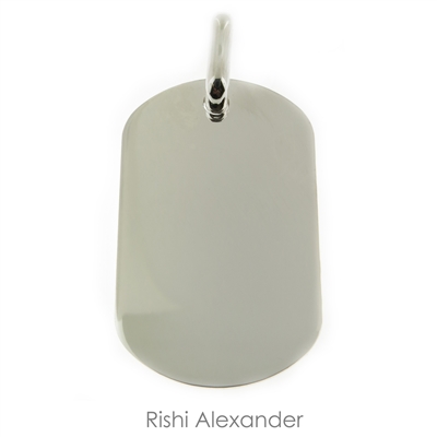 925 sterling silver military style dog tag with name dates or anything you want personalized engraving your way