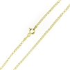 14kt Gold plating over Sterling Silver Rolo Chain Vermeil 2mm thick with a spring ring clasp