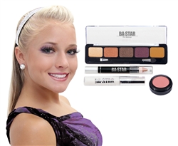 Addison Spicy Natural with Purple 4-Piece Dance Makeup Kit