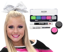 Addison Tropical & Charcoal 5-Piece Cheer Makeup Kit