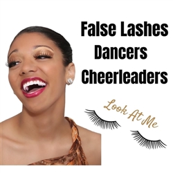 Look at Me Lashes! Bold False Eye Lashes
Loved by Dancers, Cheerleaders, Drill Teams Performers