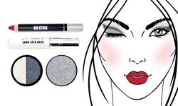 Glitter & Matte So Sassy + Holo Silver Makeup Kit 4 Pc