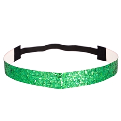 Emerald Glitter Head Band
