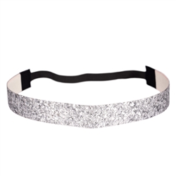 Glitter Head Band Silver