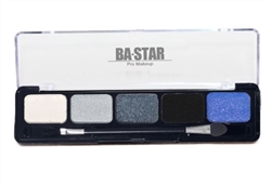 Midnight Smoky Eye Shadow Palette. 5 Colors for the Perfect Smoky Eye. Colors Range from Deep Charcoal to Brilliant Diamond.
