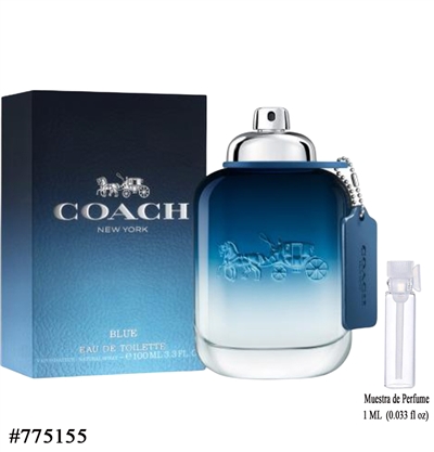 775155 COACH BLUE 3.3 EDT SP FOR MEN