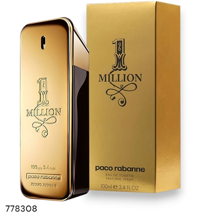 778308 PACO 1 MILLION 3.4 OZ EDT SPRAY FOR MEN