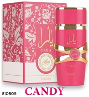 810809 Lattafa Yara Candy 3.4 OZ EAU DE PARFUM