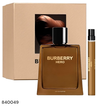 840049 BURBERRY HERO 2PC GIFT SET 3.4 OZ
