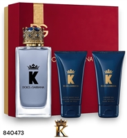 840473 DOLCE & GABBANA K 3PC GIFT SET 3.4 OZ