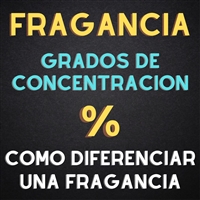 LOS GRADOS DE CONCENTRACIÃ“N DE UNA FRAGANCIA