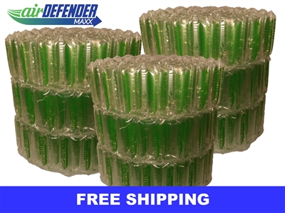 airDEFENDER MAXX 120 GALLON 4"x8" Air Pillows 990 qty 16 CUBIC FT