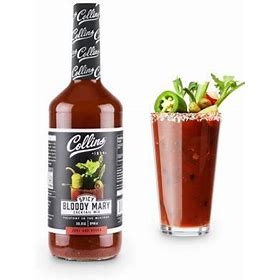 SPICY Bloody Mary Cocktail Mix by Collins 32 oz.