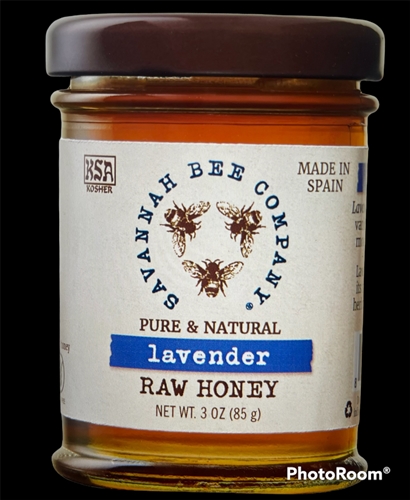 Lavender Raw Honey 3oz jar