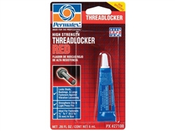 Thread Locker (Loctite), High Strength, Red