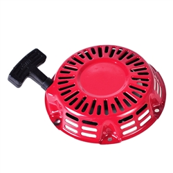 Recoil Assembly, GX120 to GX200, UT2 New Style, Red: Genuine Honda