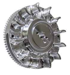 Flywheel, Billet, 6679, Electric Start: GX160, GX200, & 6.5 OHV Clone