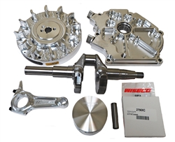 Engine Kit, 214-236cc, 2.310 Billet Stroker Crank with Wiseco Piston: GX200, Predator, & Clone