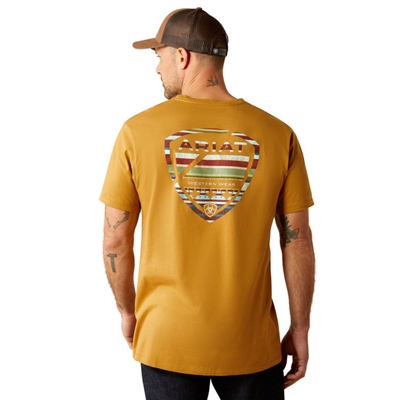 ARIAT SERAPE SEAL HARVEST GOLD - MENS TEE