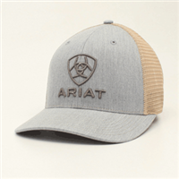 Ariat Gray & Tan Logo Cap