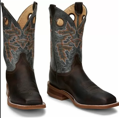 Justin Men's Bender Western Boots - Broad Square Toe