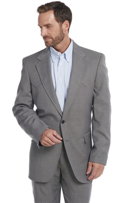 Circle S Men's Gray Poly/Rayon "Lubbock" Sport Coat