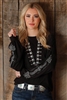 Women's Sweater Knit Top - Black