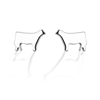 Kelly Herd Heifer Silhouette Earrings
