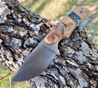 HOOey "Horn Fixed Blade Skinner Knife" Ram
