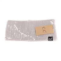 C.C. Beanie Allover Clear Sequin Head Wrap