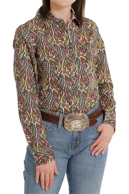 Cinch Women's Paisley Western Shirt