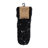 C.C. Beanie Sequin Mittens