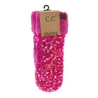 C.C. Beanie Sequin Mittens