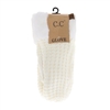 C.C. Beanie Waffle Knit Mittens