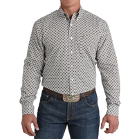 Cinch Men's White Modern Fit Button Down Shirt by Cinch