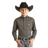 Panhandle Boys Long Sleeve Solid Buttondown Shirt