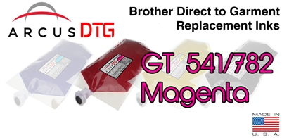 Arcus DTG Magenta Ink - Brother GT541/782 series compatible