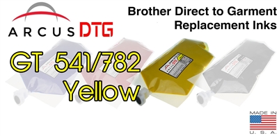 Arcus DTG Yellow Ink - Brother GT541/782 series compatible