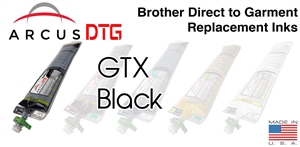 Arcus DTG Black Ink - Brother GTX series compatible