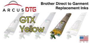 Arcus DTG Yellow Ink - Brother GTX series compatible