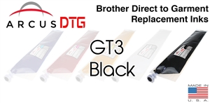 Arcus DTG Black Ink  *  Brother GT3 series compatible  *  Lower Price  *  Same Quality
