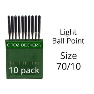 Groz Beckert Light Ball Point Needles 70/10 (10 Pack)