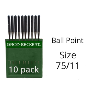 Groz Beckert Ball Point Needles 75/11 (10 Pack)