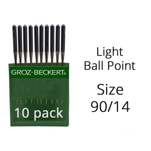 Groz Beckert Light Ball Point Needles 90/14 (10 Pack)