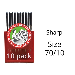 Organ Sharp Needles 70/10 (10 pack)