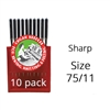 Organ Sharp Needles 75/11 (10 pack)