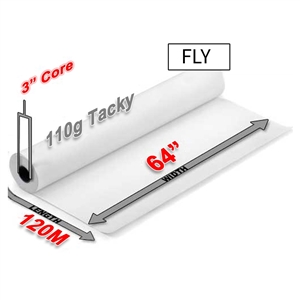 FLY Tacky Sublimation Transfer Paper 110g (64" x 120M)