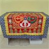 8 Auspicious Symbols & Double Dorje Brocade Alter Cloth