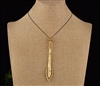 Wisdom Sword of Manjushri Pendant Gold Plated