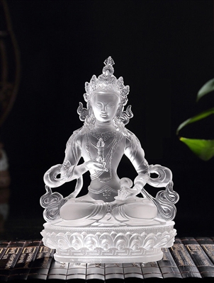 Vajrasattva Crystal Statue